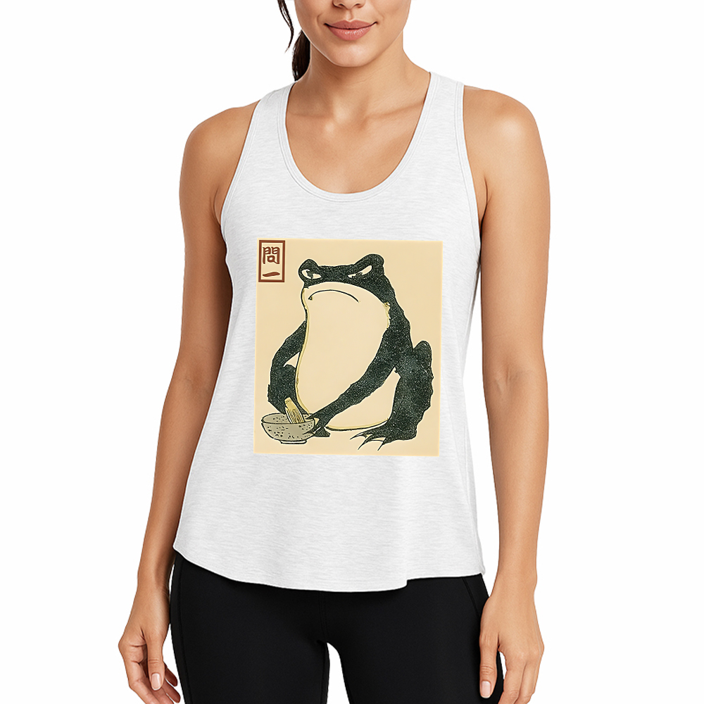 Tokyocanvas Matsumoto Hoji Japanese Frog Fitness Tank