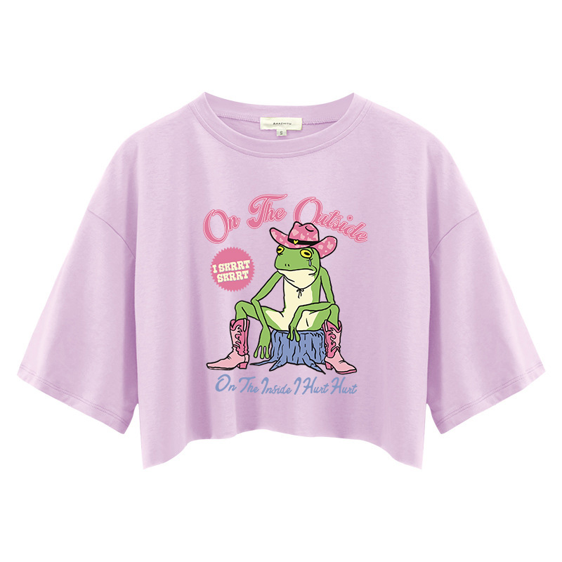 Tokyocanvas On the Outside Crop Top