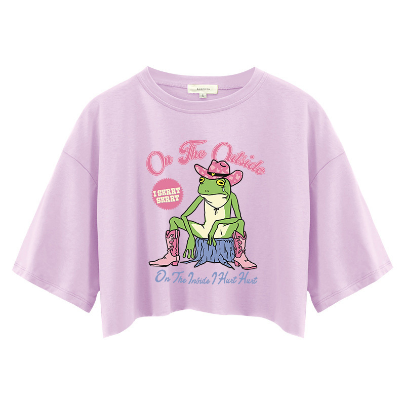 Tokyocanvas On the Outside Crop Top