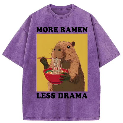 Tokyocanvas Noodles Over Drama Washed T-Shirt