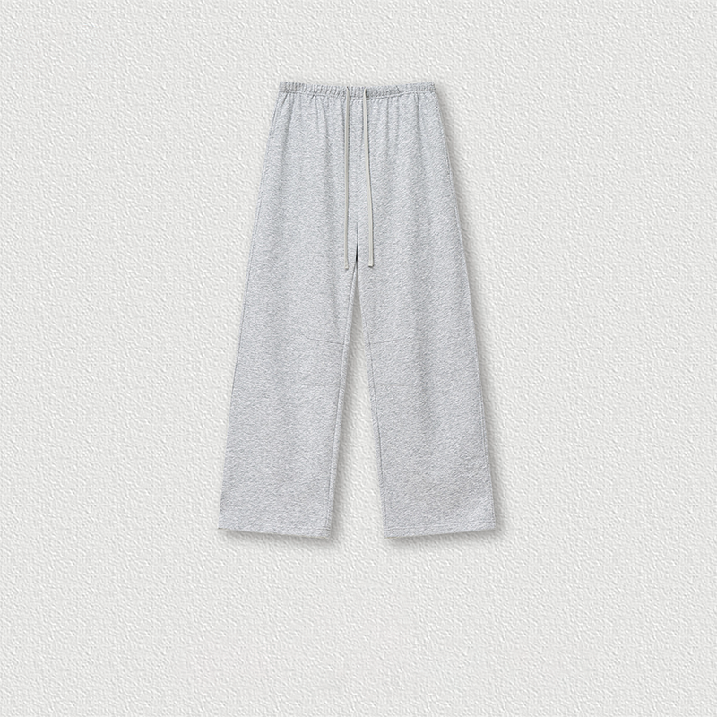 Tokyocanvas Classic Minimalist Curved Sweatpants