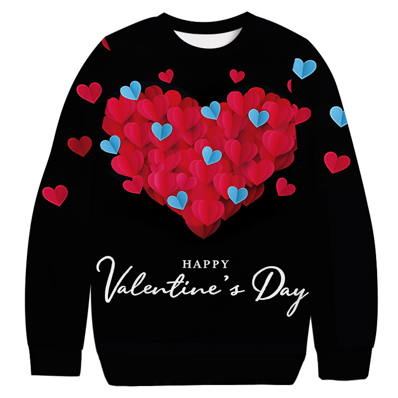 Tokyocanvas Happy Valentine's Day Casual Ugly Sweatshirt