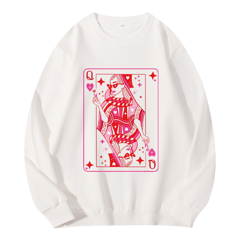 Tokyocanvas Queen of Hearts Valentine Classic Sweatshirt