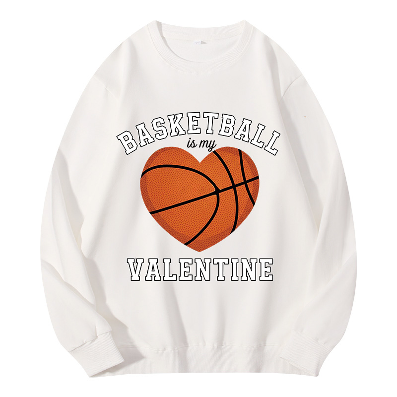 Tokyocanvas Basketball Is My Valentine Classic Sweatshirt