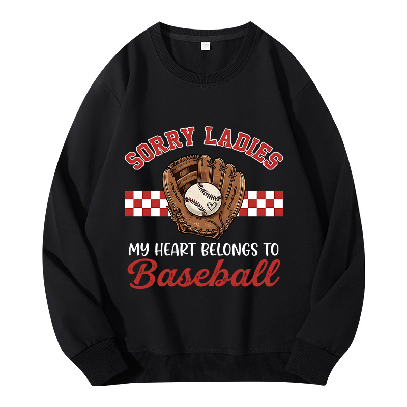 Tokyocanvas Funny Baseball Valentine Classic Sweatshirt