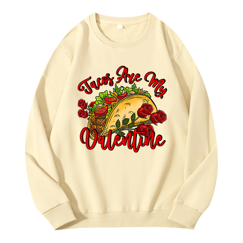 Tokyocanvas Tacos Are My Valentine Classic Sweatshirt