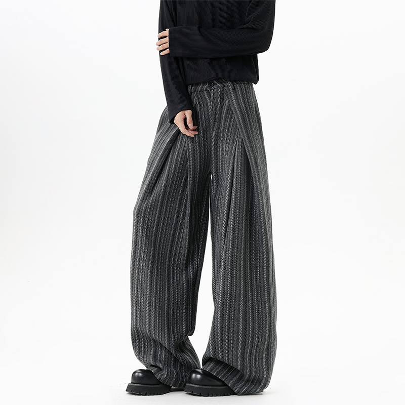 Tokyocanvas Retro Pleated Sweatpants