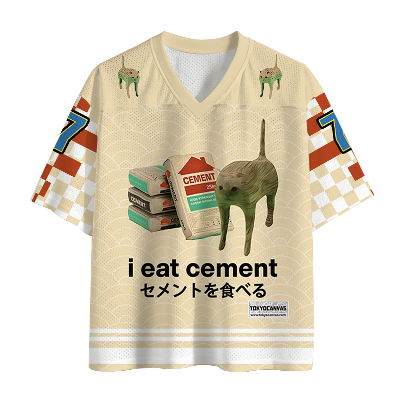 Tokyocanvas I Eat Cement Mesh Jersey