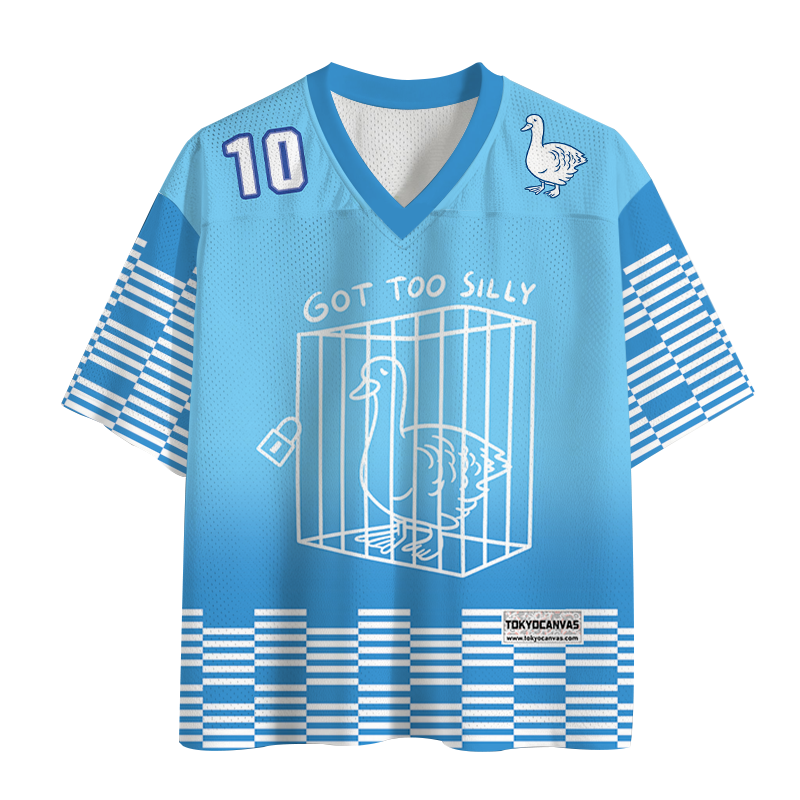Tokyocanvas Got too silly Funny Mesh Jersey