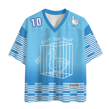 Tokyocanvas Got too silly Funny Mesh Jersey