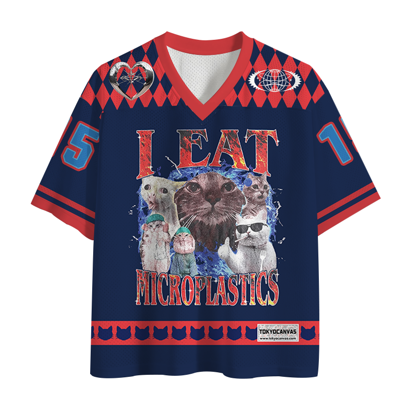 Tokyocanvas I Eat Microplastics Mesh Jersey