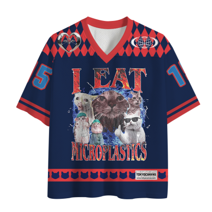 Tokyocanvas I Eat Microplastics Mesh Jersey