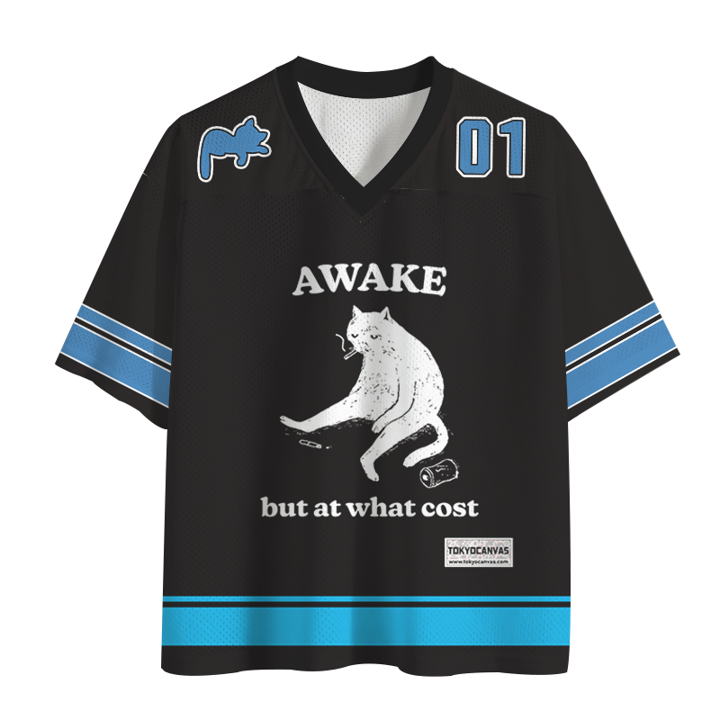Tokyocanvas Decadent Smoking Cat Mesh Jersey