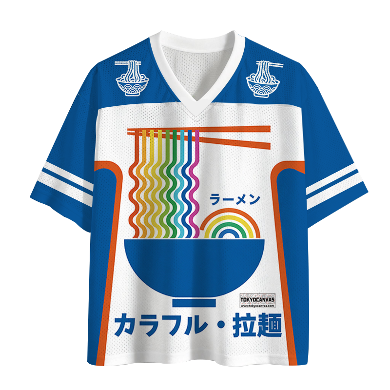 Tokyocanvas Rainbow Ramen Japan Mesh Jersey