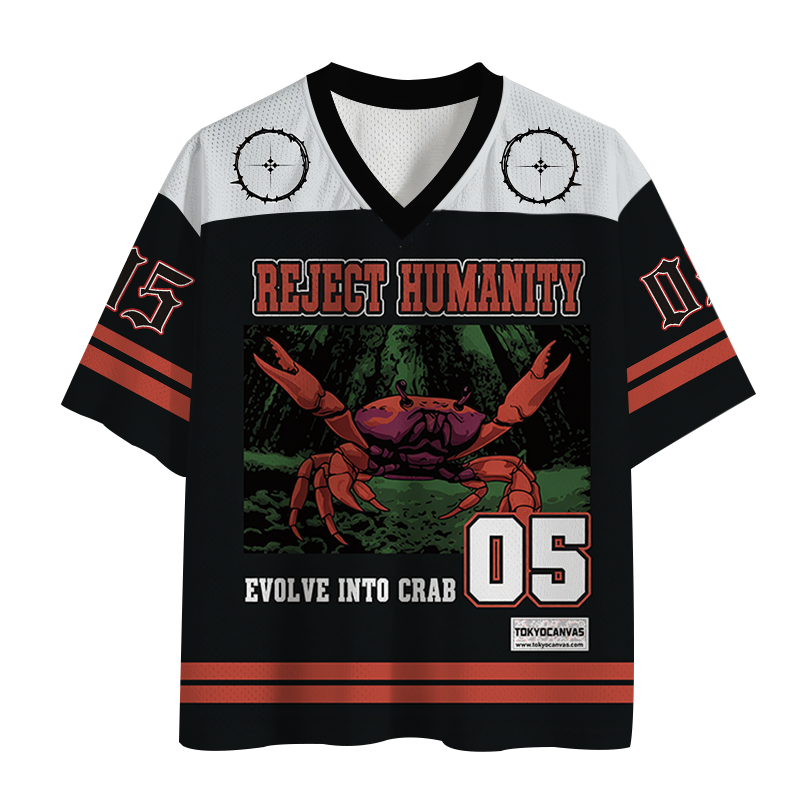 Tokyocanvas Crab Meme Mesh Jersey