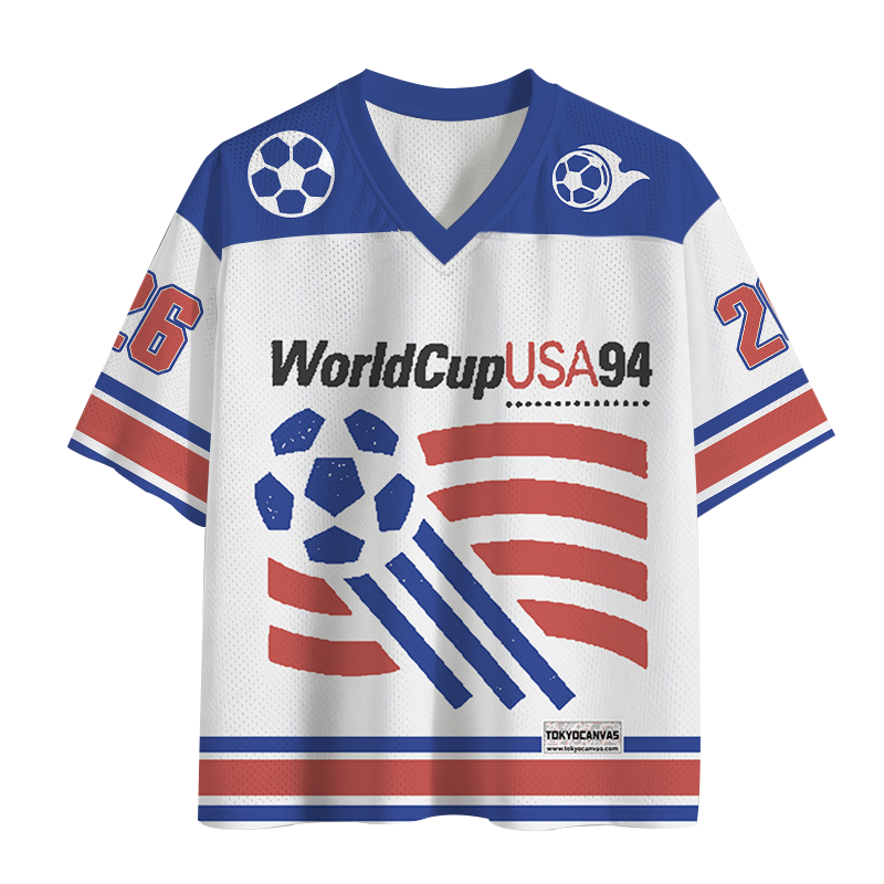 Tokyocanvas World Cup USA 94 Retro Soccer Mesh Jersey