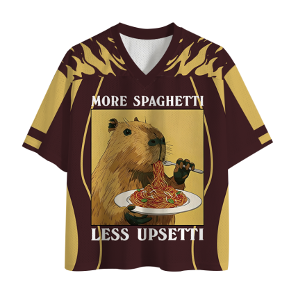 Tokyocanvas Capybara Eating Mesh Jersey