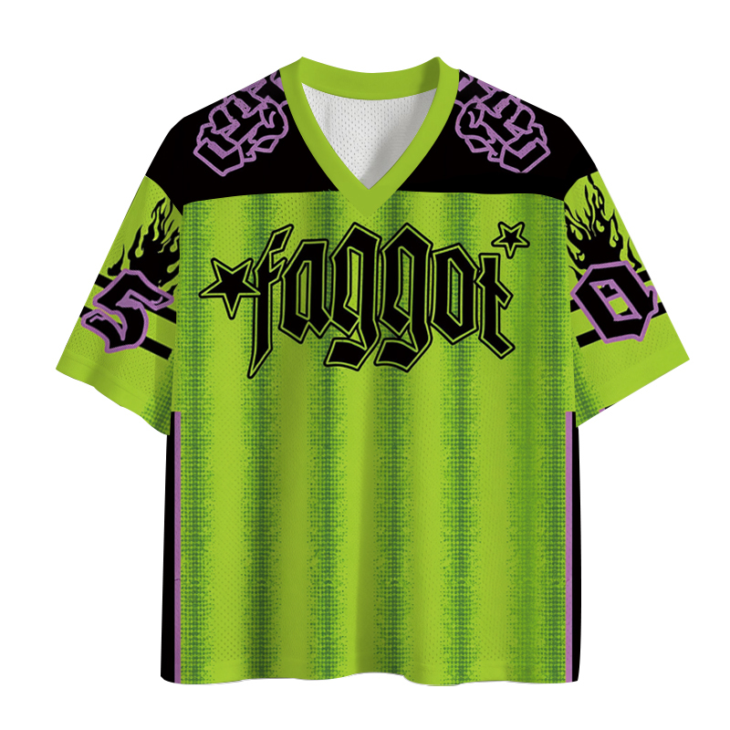 Tokyocanvas Faggot Stars Pride Mesh Jersey