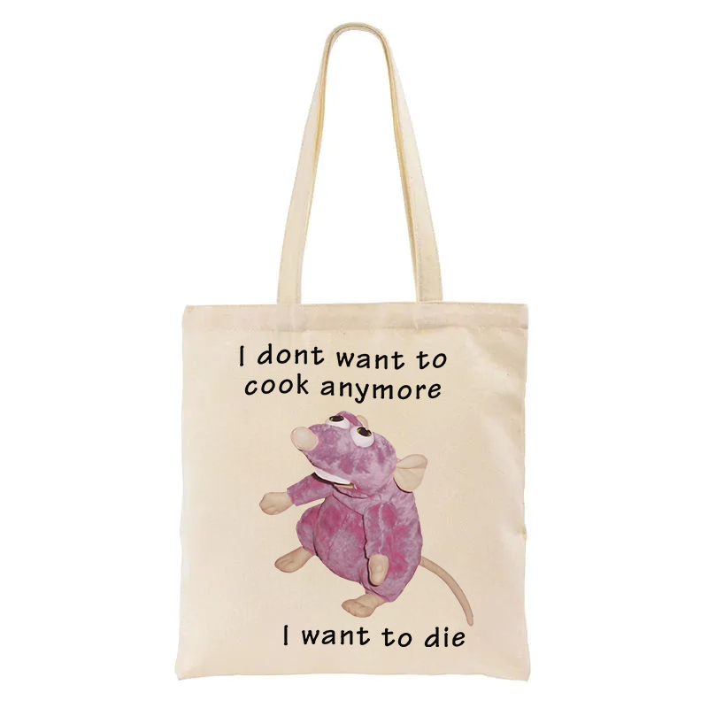 Tokyocanvas I Don't Want To Cook Anymore Tote Bag