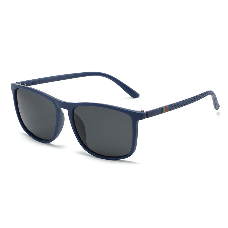 Tokyocanvas Retro Dark Blue Sunglasses