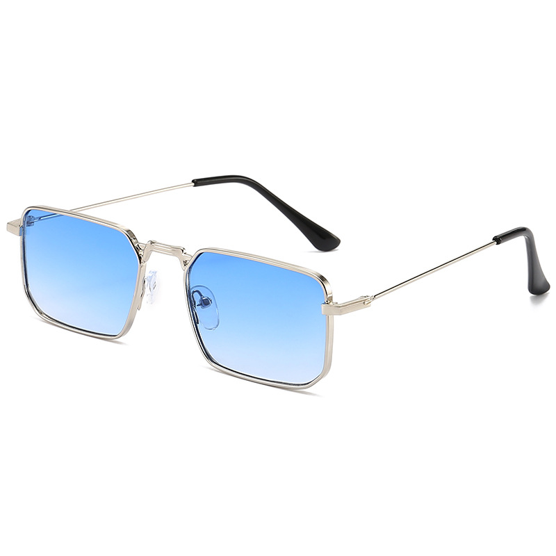Tokyocanvas Square Blue Sunglasses