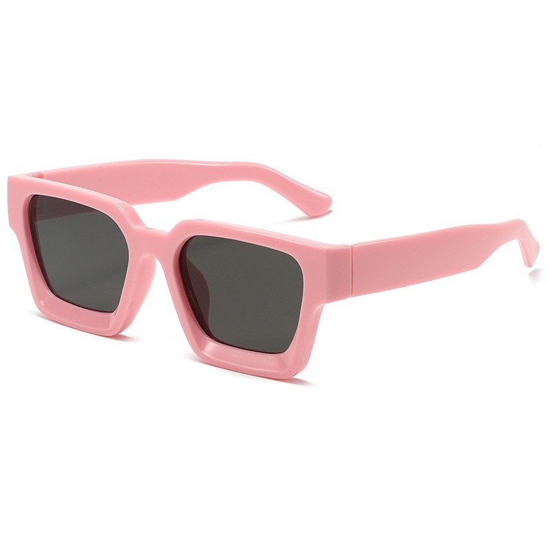Tokyocanvas Thick-framed Pink Sunglasses