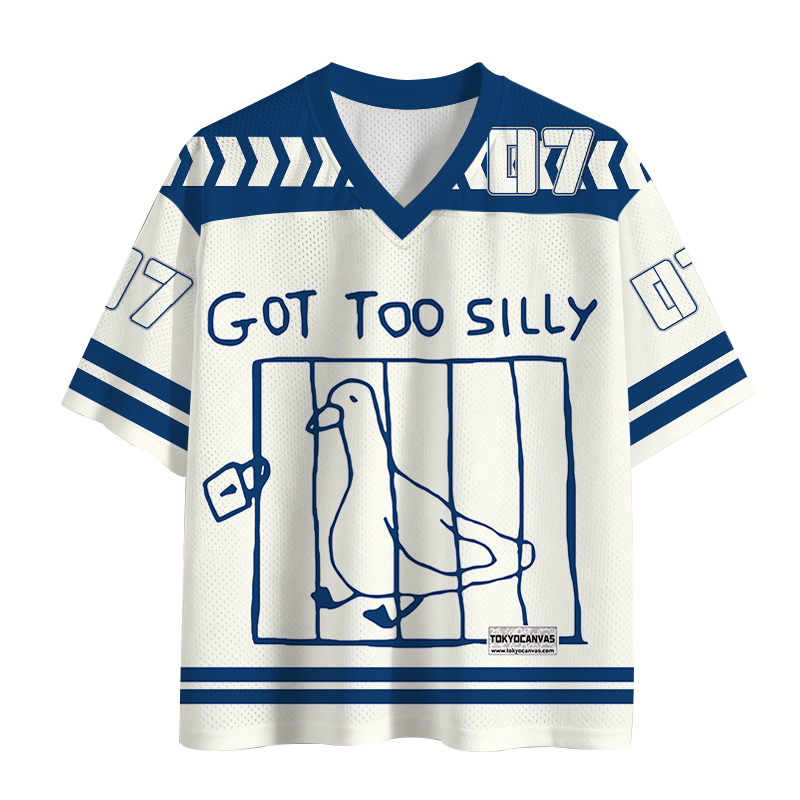 Tokyocanvas Got Too Silly Meme Mesh Jersey