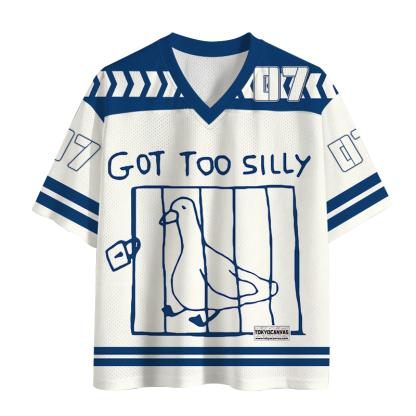 Tokyocanvas Got Too Silly Meme Mesh Jersey