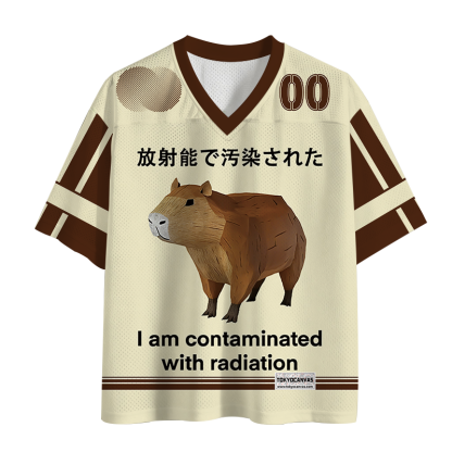 Tokyocanvas Capybara Contaminated By Radiation Mesh Jersey