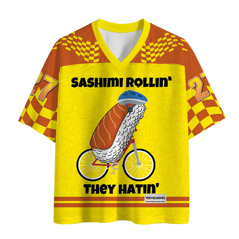 Tokyocanvas Sashimi Rollin' They Hatin Mesh Jersey