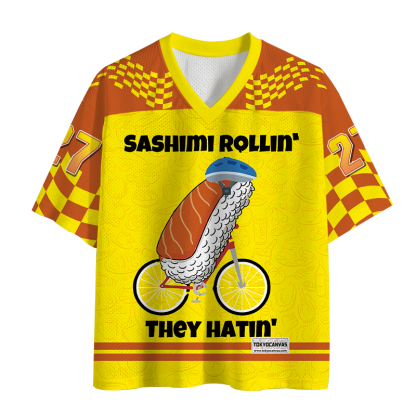 Tokyocanvas Sashimi Rollin' They Hatin Mesh Jersey
