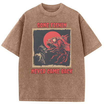 Tokyocanvas Zombie Fish Washed T-Shirt