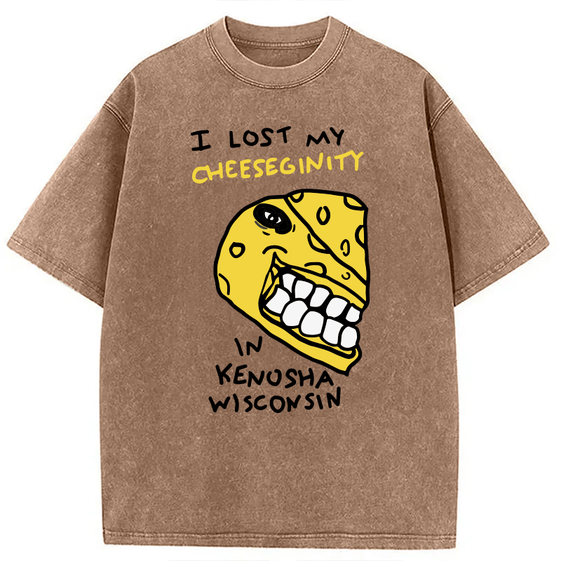 Tokyocanvas I Lost My Cheeseginity Washed T-Shirt