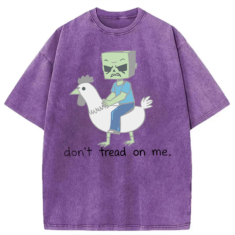 Tokyocanvas Don't Tread On Me Meme Washed T-Shirt