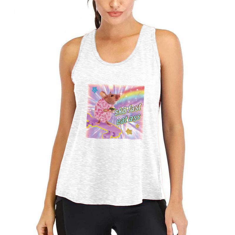Tokyocanvas Fast Eat Ass Fitness Tank