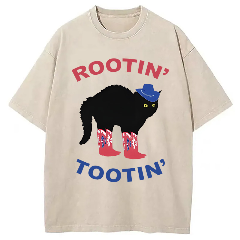 Tokyocanvas Rootin Tootin Washed T-Shirt