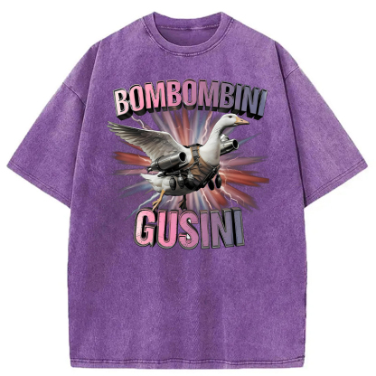 Tokyocanvas Bomb Bomb Bombini Gusini Washed T-Shirt