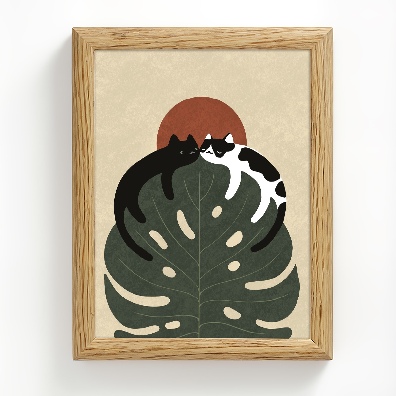 Tokyocanvas Cat Lover Framed Art Print