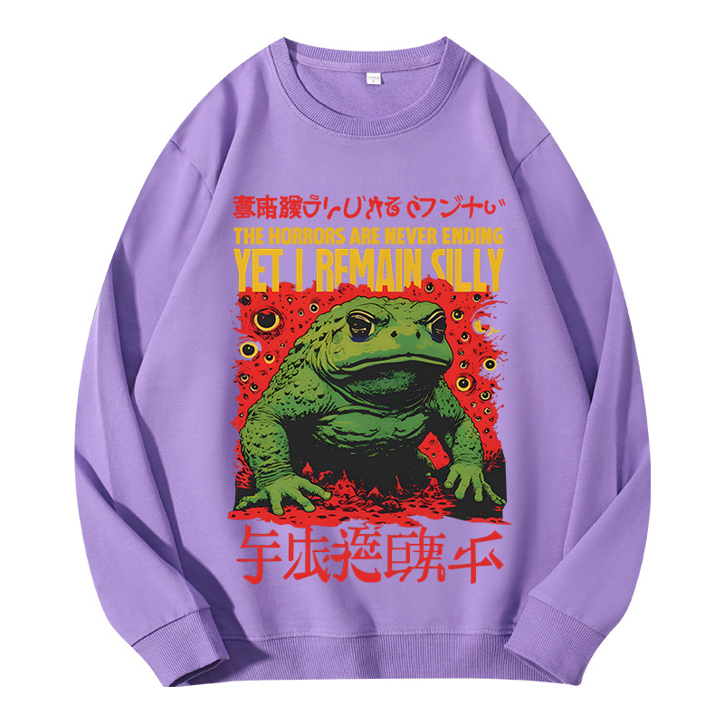 Tokyocanvas The Horrors Are Never Ending Classic Sweatshirt