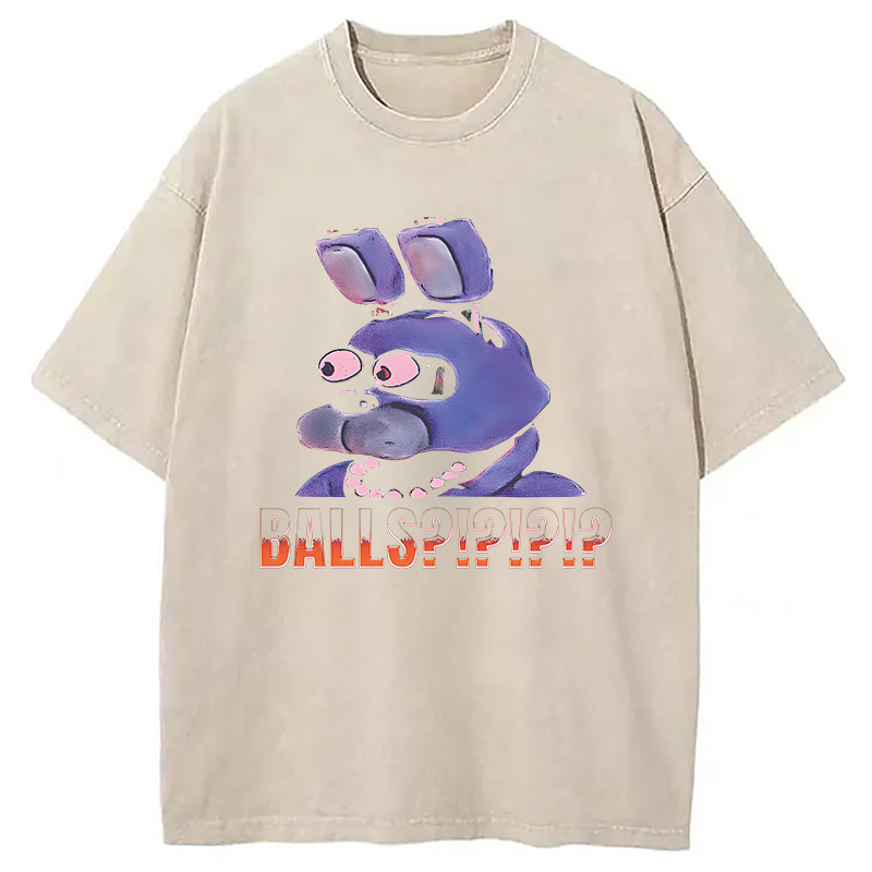 Tokyocanvas Balls?! Washed T-Shirt