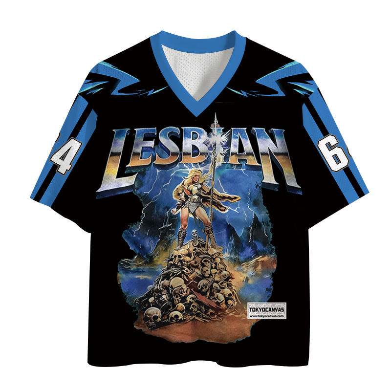 Tokyocanvas Lesbian Warrior Mesh Jersey