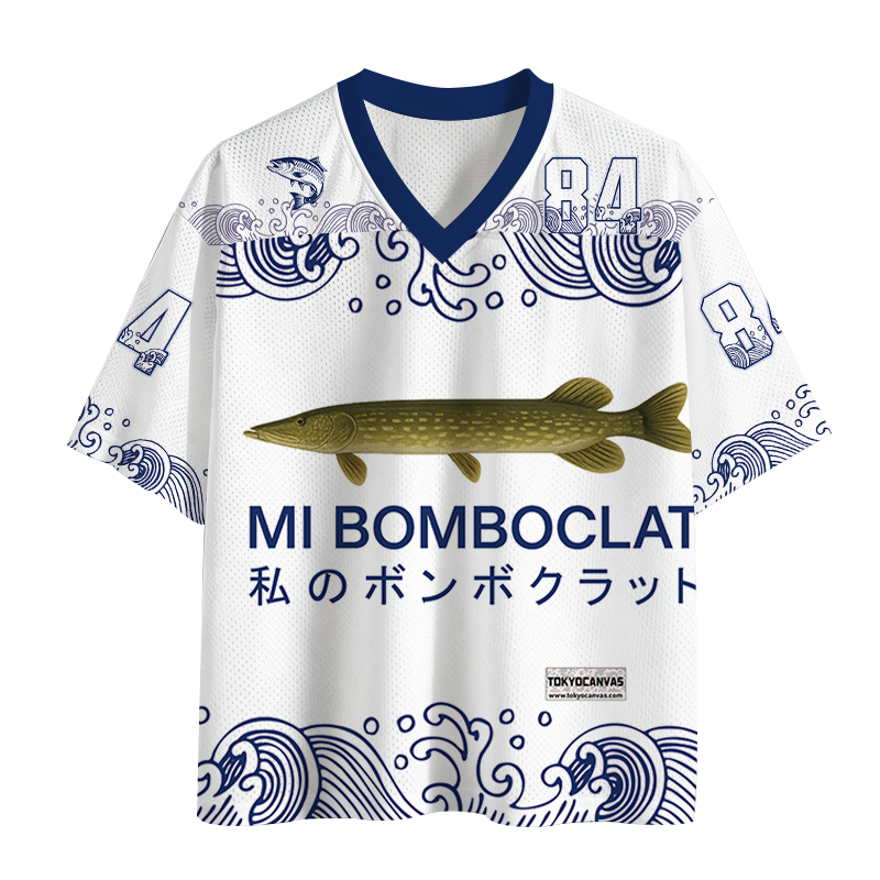 Tokyocanvas Mi Bomboclat Fish Meme Mesh Jersey