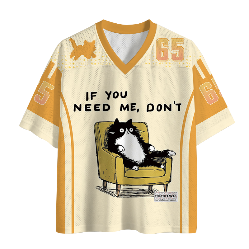 Tokyocanvas Unavailable Cat Mesh Jersey