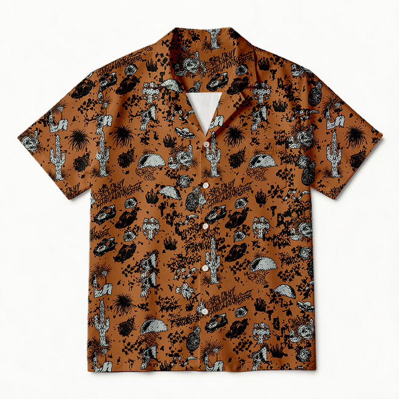Tokyocanvas Raise Hell Eat Tacos Hawaiian Shirt
