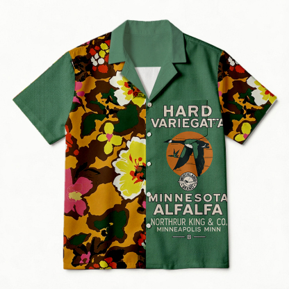 Tokyocanvas Vintage Alfalfa Patch Hawaiian Shirt