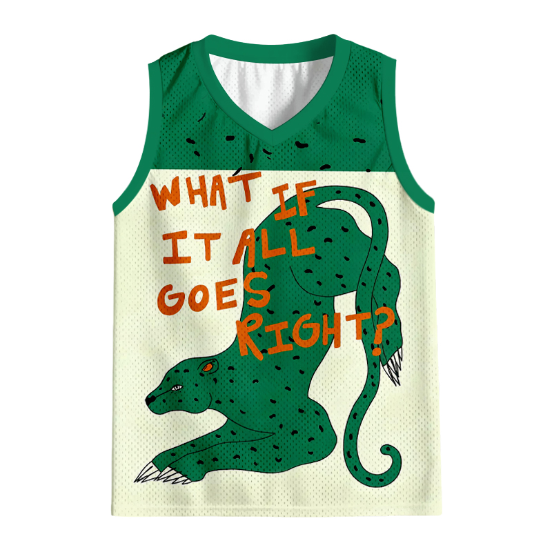 Tokyocanvas What If It's All Right Leopard Jersey Tank