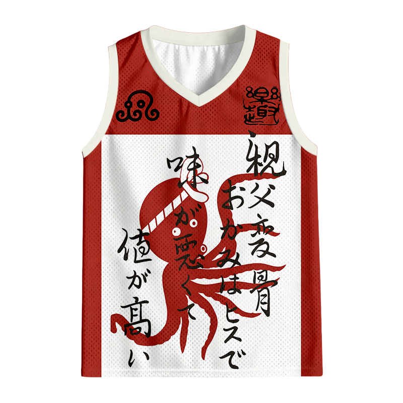 Tokyocanvas Japanese Octopus Jersey Tank