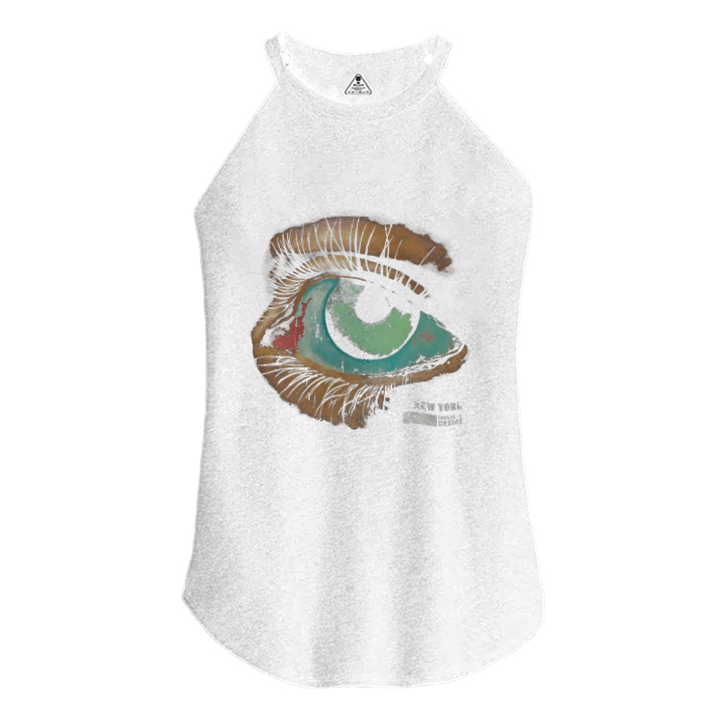 Tokyocanvas Vintage Fashion Eye Cotton Tank