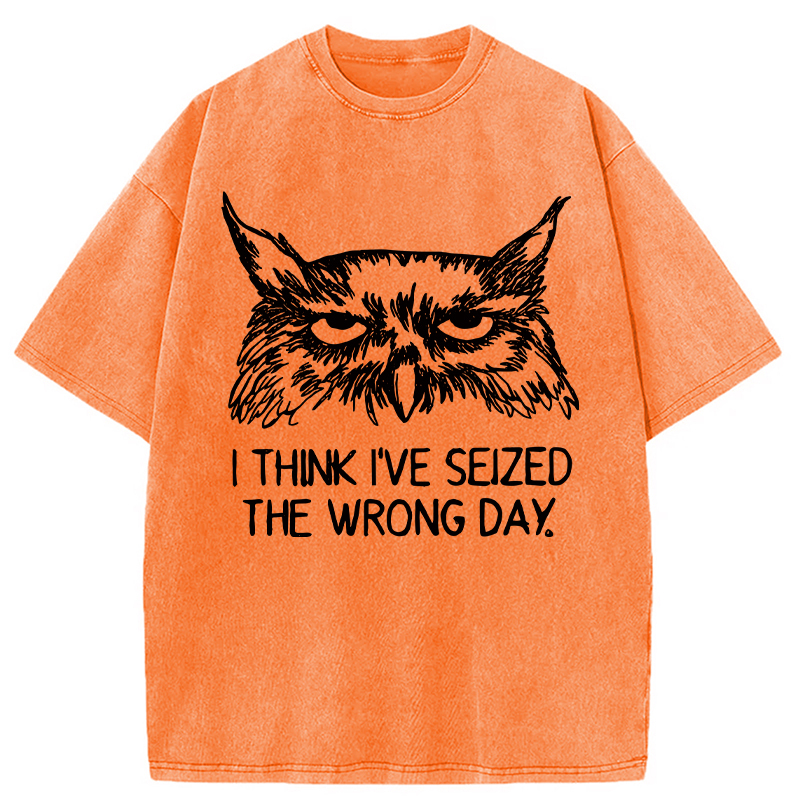 Tokyocanvas I Think I've Seized The Wrong Day Washed T-Shirt
