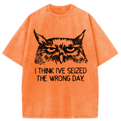 Tokyocanvas I Think I've Seized The Wrong Day Washed T-Shirt